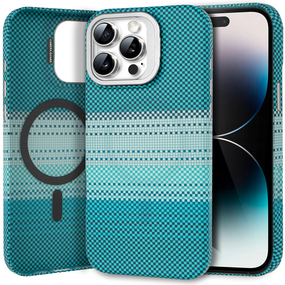 Θήκη για iPhone 14 Pro, Πλαίσιο Kickstand, για MagSafe, Moon Green