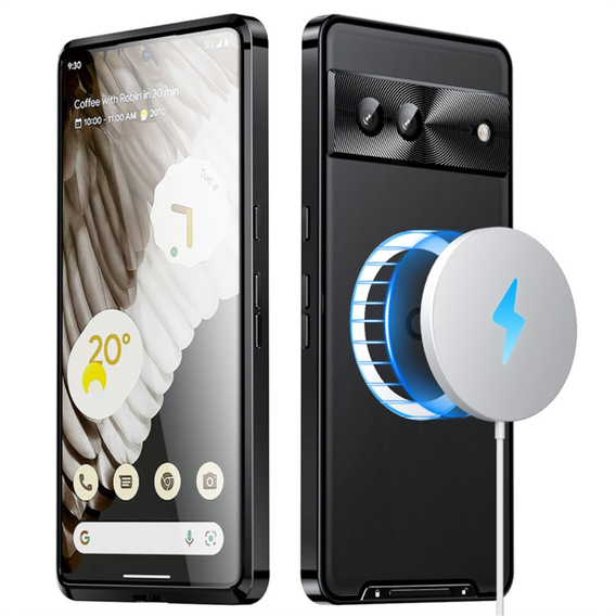 θήκη προστασίας κάμερας για το Google Pixel 8, CamShield MagSafe, διαφανής / μαύρη