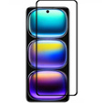 Μετριασμένο γυαλί 3D για Infinix Hot 50 4G, μαύρο πλαίσιο