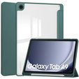 Θήκη για Samsung Galaxy Tab A9, Smartcase Hybrid, με χώρο για γραφίδα, σκούρα πράσινη
