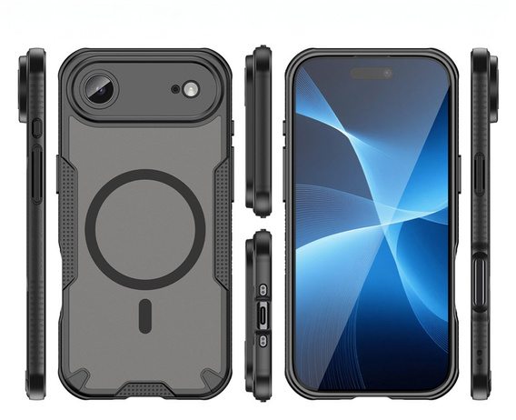 Θωρακισμένη θήκη για iPhone Air, για MagSafe, μαύρο ματ
