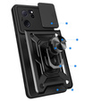 Θήκη για Xiaomi 13T / 13T Pro, CamShield Slide, μαύρη