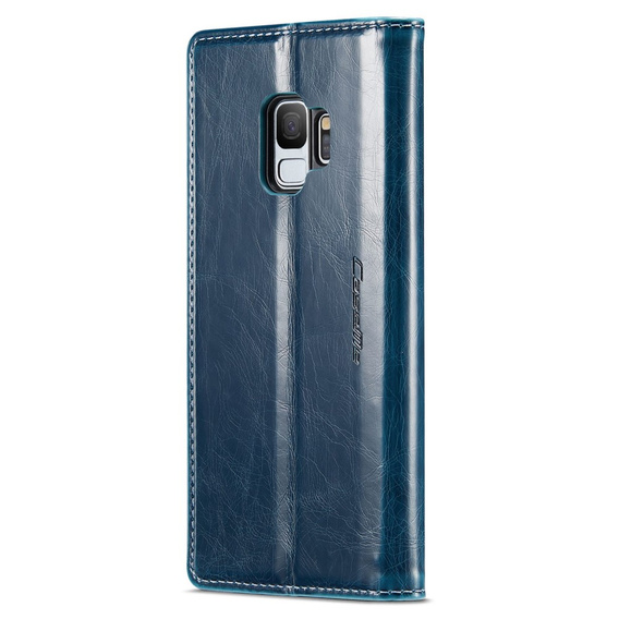 θήκη CASEME για Samsung Galaxy S9, Waxy Textured, μπλε