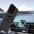 Θήκη για Motorola Moto G24 / G24 Power / G04, Frosted Ring, μαύρη