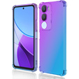 θήκη για το Vivo Y19s, Gradient Dropproof, Μωβ / μπλε