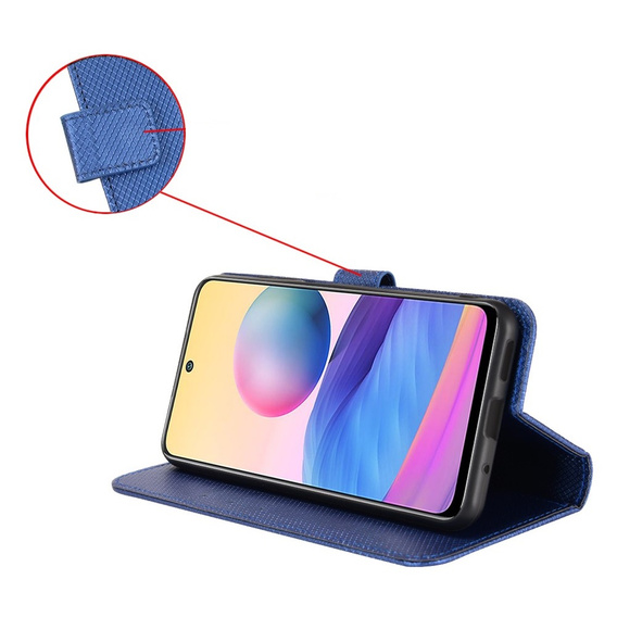 Αναδιπλούμενη θήκη για Motorola Moto G84 5G, Smart Magnet, μπλε