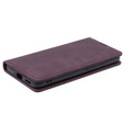 Θήκη για Xiaomi 13T / 13T Pro, ERBORD Vintage, πορτοφόλι με πτερύγιο, κόκκινη