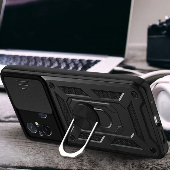 Θήκη για Xiaomi Redmi 12C, CamShield Slide, μαύρο