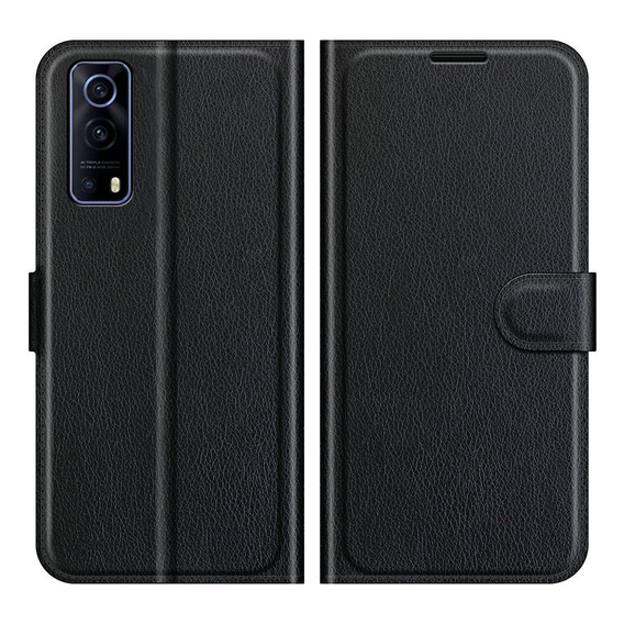 θήκη με πτερύγιο για Vivo Y52 5G / Y72 5G, Split Leather, μπλε