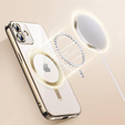 Θήκη για iPhone 16 Plus, Electro MagSafe, χρυσή + Γυαλί για την οθόνη
