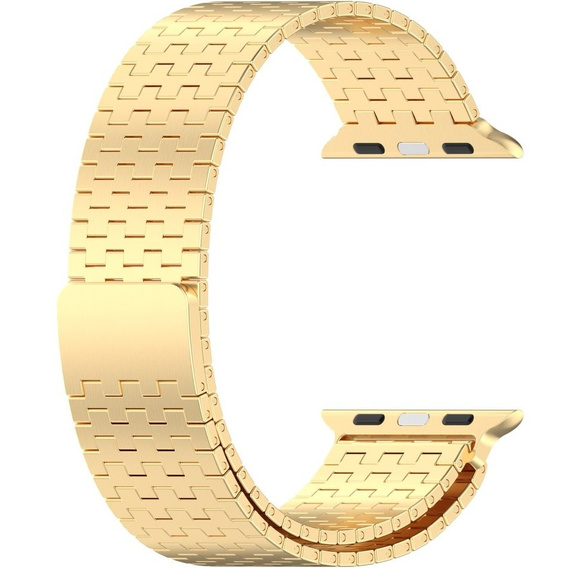 Ατσάλινο βραχιόλι για Apple Watch 1/2/3/4/5/6/7/8/SE/ULTRA 42/44/45/49 MM - χρυσή