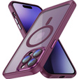 Θήκη για iPhone 14 Pro Max, ERBORD Impact Guard, MagSafe, μπορντό