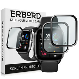 2x υβριδικό γυαλί ERBORD για Amazfit GTS 4 Mini