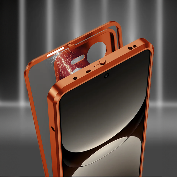 Θήκη για Realme GT 7 Pro, Frame Case, πορτοκαλί