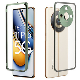 Θήκη για Realme 11 Pro 5G / Pro+ 5G, Frame Case, πράσινη