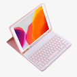 Θήκη + πληκτρολόγιο iPad 9.7 2017 / iPad 9.7 2018 / Air / Air 2, ροζ rose gold