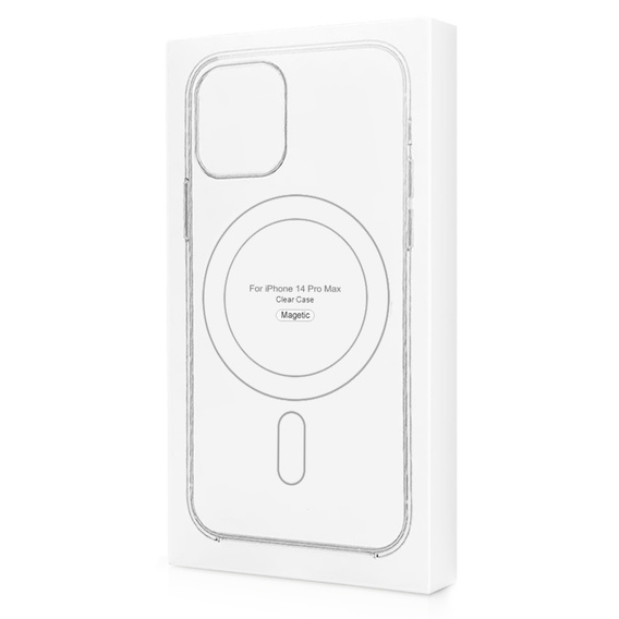 Θήκη Silicone Mag Cover μοβ για iPhone 14 Pro Max