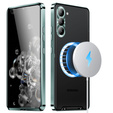θήκη προστασίας κάμερας για το Samsung Galaxy S23 Plus, CamShield MagSafe, διαφανής / πράσινη