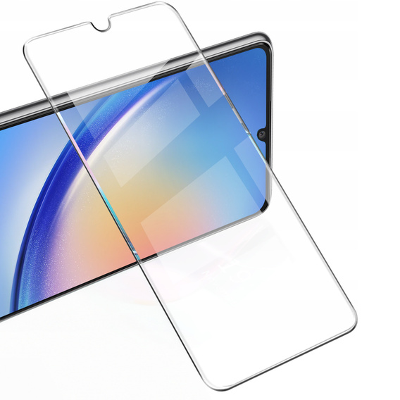 2x Μετριασμένο γυαλί για Samsung Galaxy A34 5G, ERBORD 9H Hard Glass στην οθόνη
