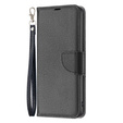 Θήκη με πτερύγιο για Samsung Galaxy A54 5G, Wallet Litchi Magnet, μαύρη