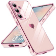 Θήκη για Samsung Galaxy S25 FE, Electro heart, ροζ rose gold