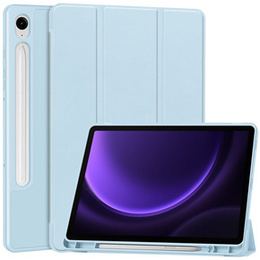 Θήκη για Samsung Galaxy Tab S10 Lite / S10 FE / S9 FE, Smartcase με χώρο για γραφίδα, μπλε