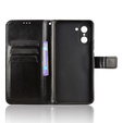 Θήκη με πτερύγιο για OnePlus Nord CE5, Crazy Horse Wallet, μαύρη