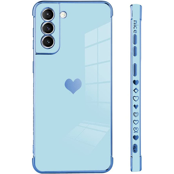 Θήκη για Samsung Galaxy S22, Electro heart, μπλε