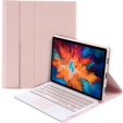 Θήκη + πληκτρολόγιο Lenovo Tab P11 J606F / Tab P11 5G, TouchPad Keyboard, ροζ rose gold