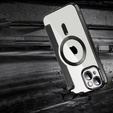 Θήκη με πτερύγιο για iPhone 13, RFID Wallet MagSafe CamShield, μαύρη