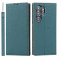Δερμάτινη θήκη για Samsung Galaxy S23 Ultra, ERBORD Grain Leather, μπλε