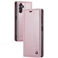 θήκη CASEME για Samsung Galaxy A14 5G, Waxy Textured, ροζ