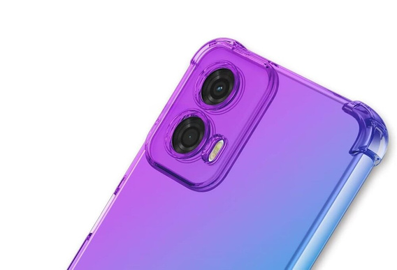θήκη για το Motorola Edge 50 Fusion 5G, Gradient Dropproof, Μωβ / μπλε