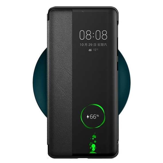 Η αναδιπλούμενη θήκη για το Huawei P40, Side View, μαύρη