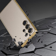 Θήκη για Samsung Galaxy S25 Ultra, GKK Leather, γκρι τιτάνιο
