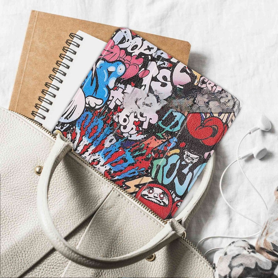 Θήκη για Lenovo Tab P11 Pro Gen 2 TB132FU TB132XU 11.2", με πτερύγιο, graffiti