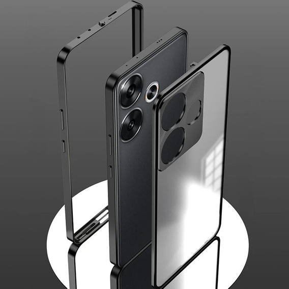 Θήκη για Xiaomi Poco F6, Frame Case, μαύρη