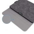 Θήκη για Microsoft Surface Go 3/Go 2/Go, Wallet Pen Slot, γκρι