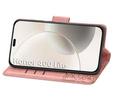 Θήκη με πτερύγιο για Honor 400 Lite, Butterfly, ροζ rose gold