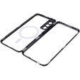 Μαγνητική θήκη MagSafe Dual Glass για Samsung Galaxy S21+ Plus, μαύρη