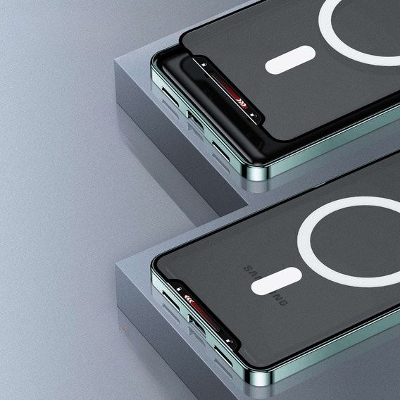θήκη προστασίας κάμερας για το Samsung Galaxy S20 FE, CamShield MagSafe, διαφανής / πράσινη