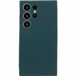 Θήκη για Samsung Galaxy S24 Ultra, Silicone Lite, πράσινη