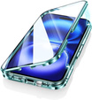 Μαγνητική θήκη MagSafe Dual Glass για iPhone 16, πράσινη