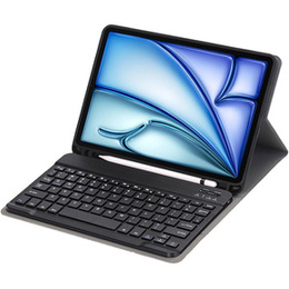 Θήκη + πληκτρολόγιο Apple iPad Air 11" 6 gen. 2024, Leather Pen Slot, μαύρη