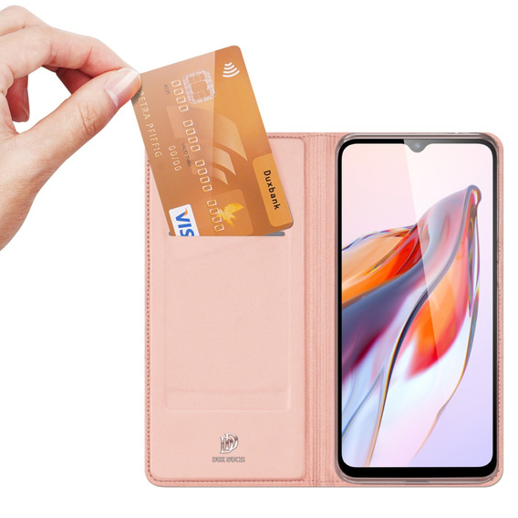 Dux Ducis Θήκη για Xiaomi Redmi 12C, Skinpro, ροζ rose gold