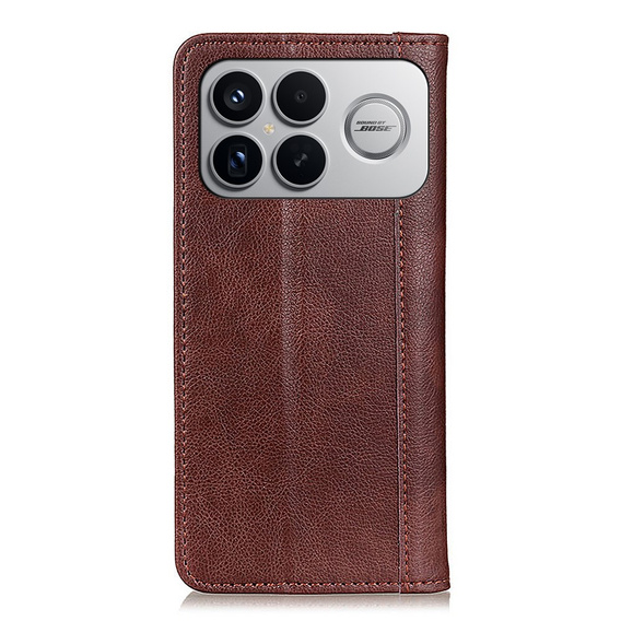 Θήκη με πτυσσόμενο καπάκι Split Leather για Xiaomi Poco F8 Ultra