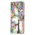 Θήκη με πτερύγιο για Xiaomi Redmi 12 4G, Wallet, tree of life, λευκή