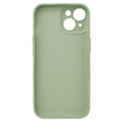 Θήκη για iPhone 15 Plus, Silicone Lite, πράσινη