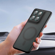 Θήκη για Motorola Edge 60 / 60 Fusion, για MagSafe, ERBORD Μatt Case, μαύρη