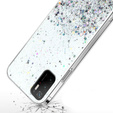 Θήκη για Xiaomi POCO M3, Glittery, διαφανής
